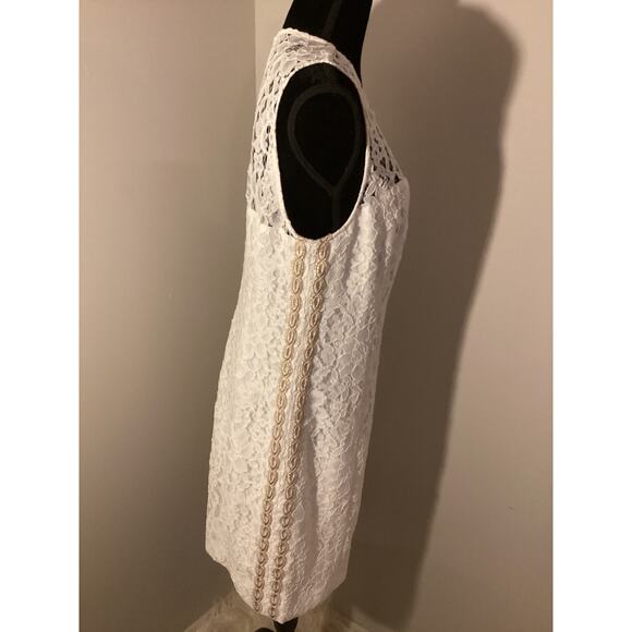 Lilly Pulitzer Mila feminine white lace dress 14 - Picture 3 of 7